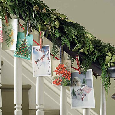 Holiday Decorating: stair banisters | Team Logue Burlington Real Estate