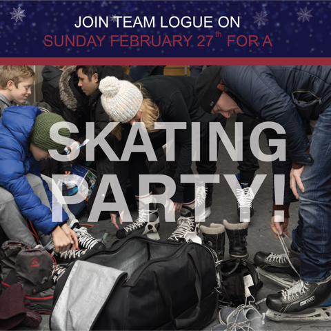 Team Logue skating party