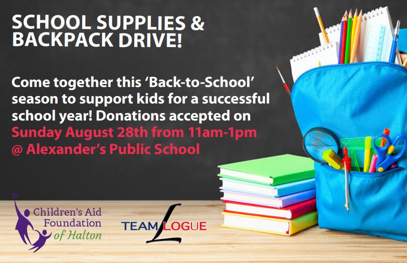 Back to school supplies drive