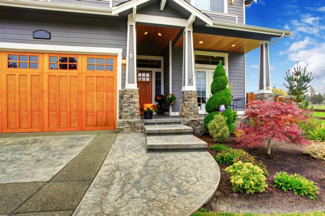 Home with welcoming curb appeal